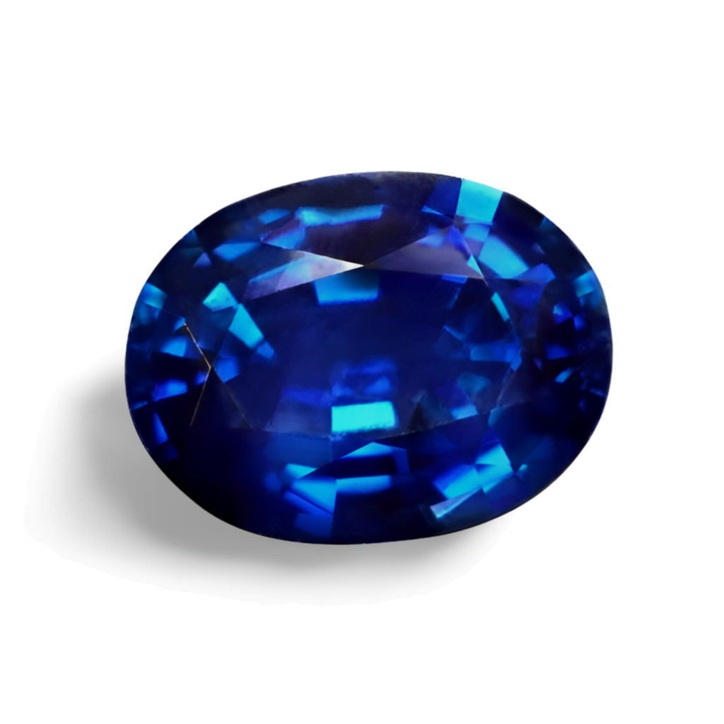 Saphir Bleu d'exception Ovale 1.10 carat