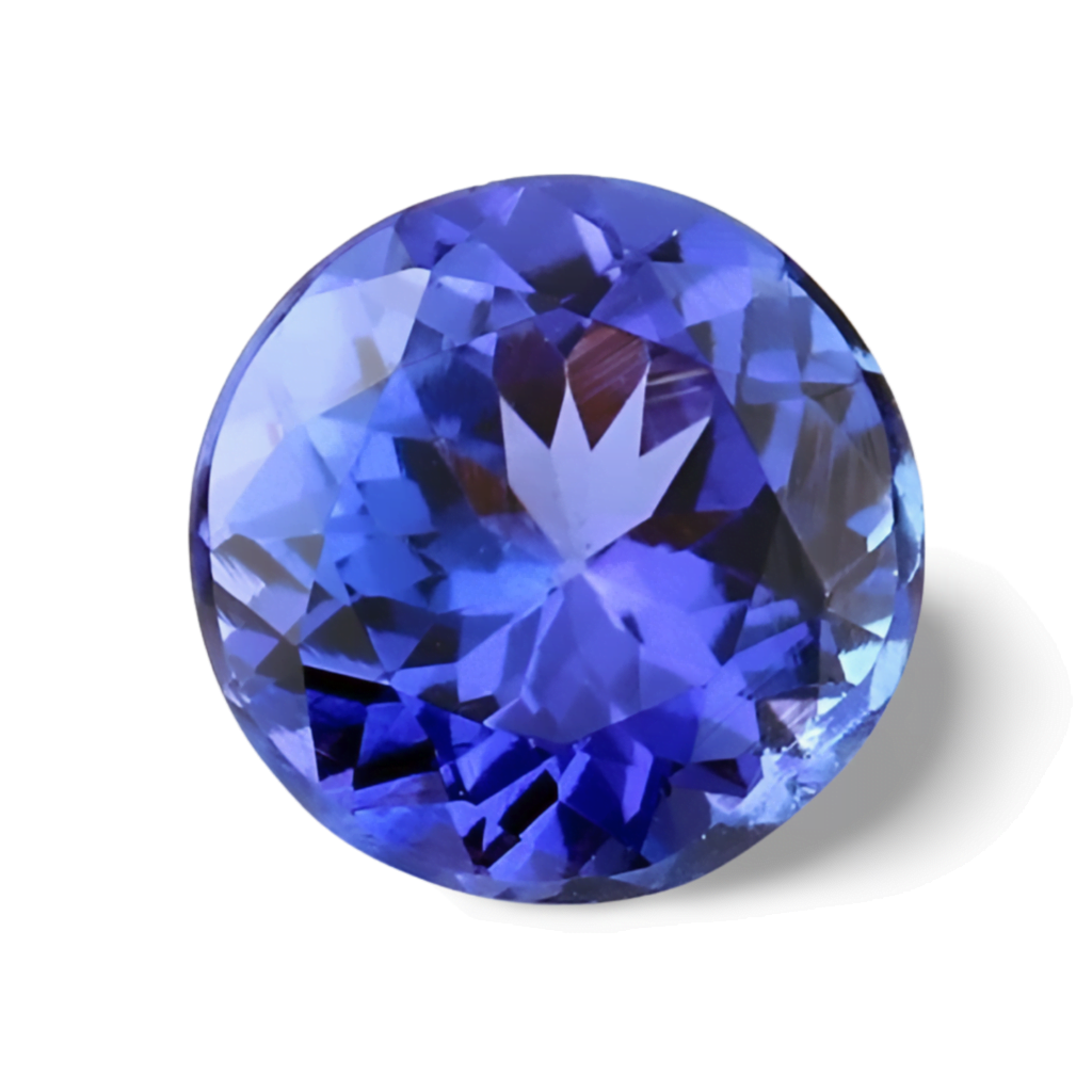 Tanzanite Rond de 1 carat