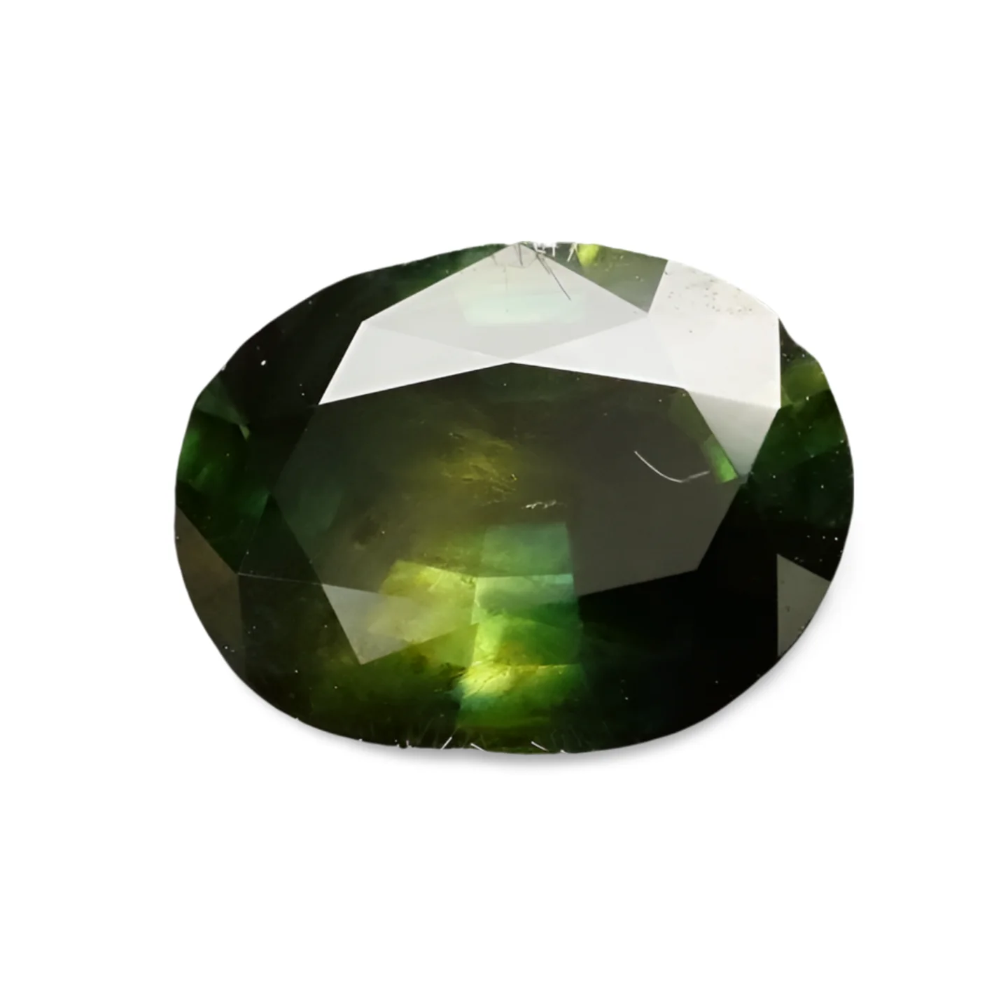 Saphir Bleu et vert Ovale 1.65 carat – Image 3