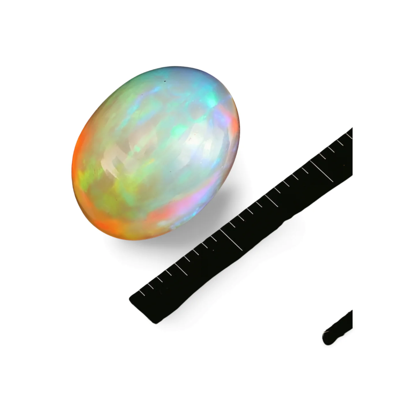 - Opale Blanche Cabochon Ovale 9.75 carat – Image 3