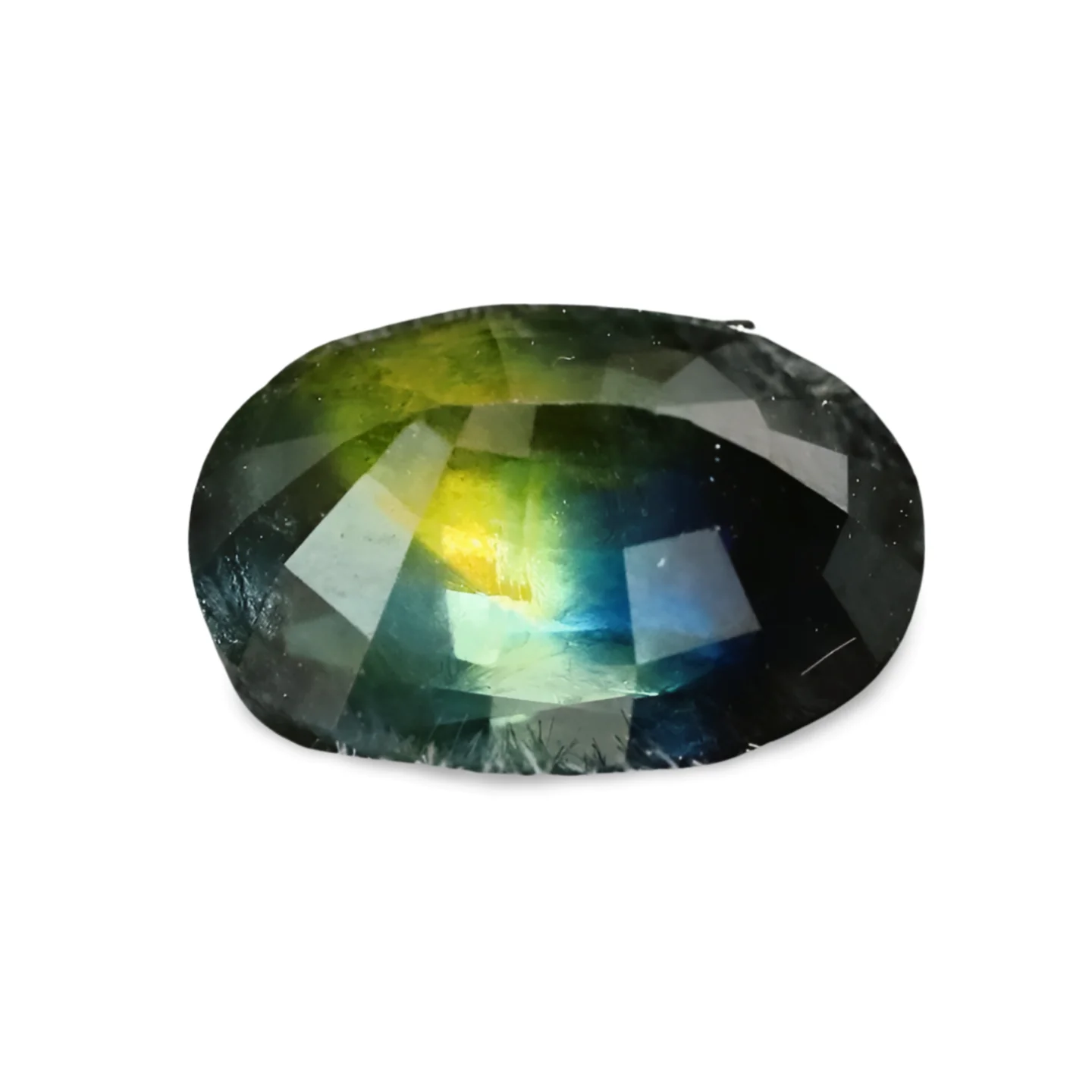 Saphir Bleu et vert Ovale 1.65 carat – Image 4