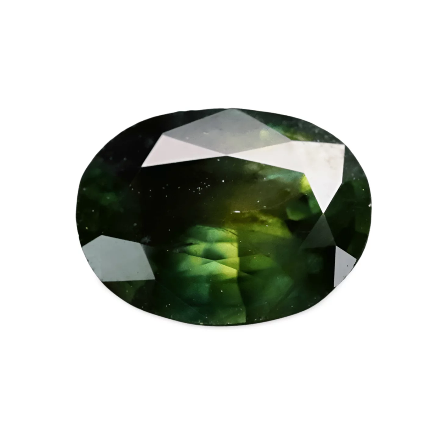 Saphir Bleu et vert Ovale 1.65 carat – Image 5