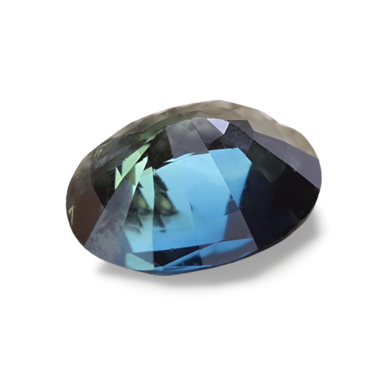 Saphir Vert De Thaïlande – 0,81 Carat – Pierre Naturelle Chauffée – Neuf Avec étiquette
