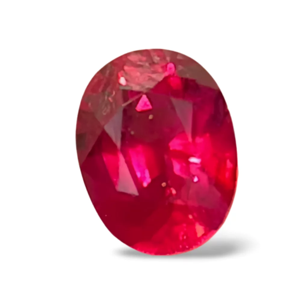 Rubis rouge sang 1.02 carats