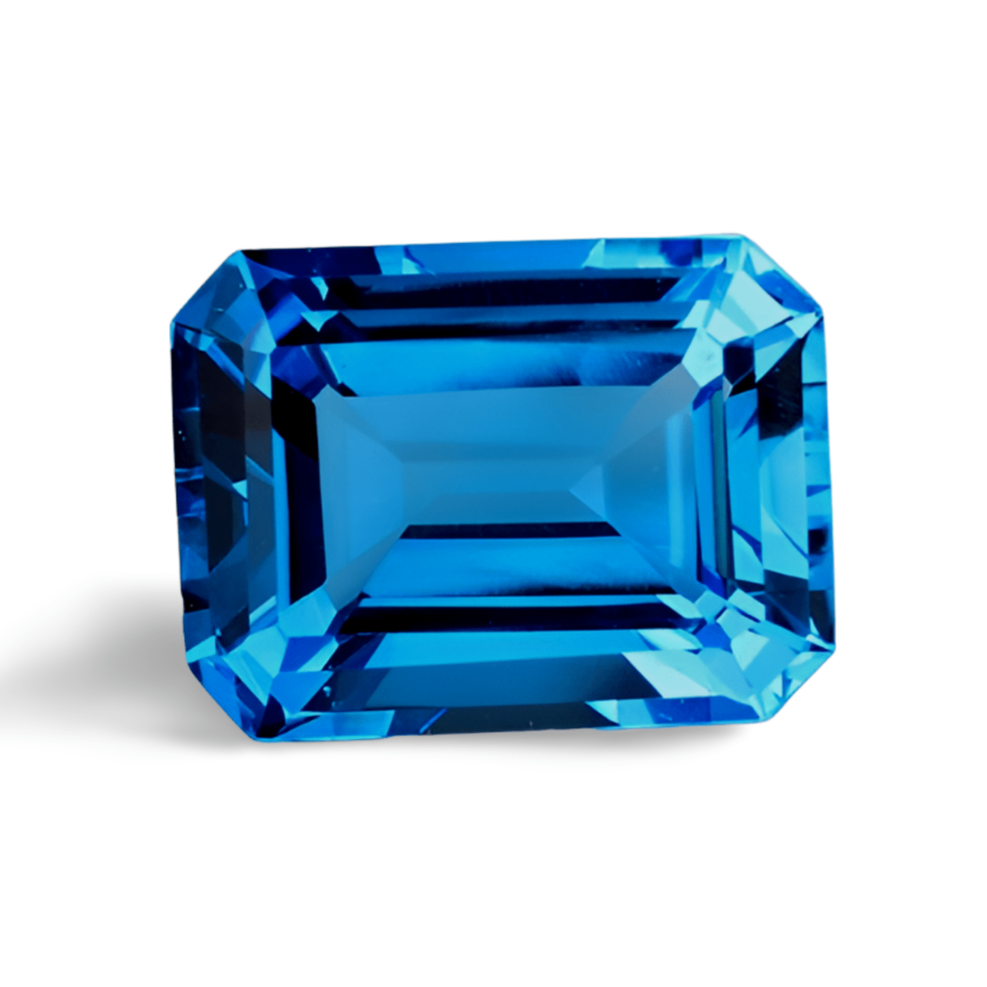 - Topaze Bleue Rectangulaire 30 carats – Image 2