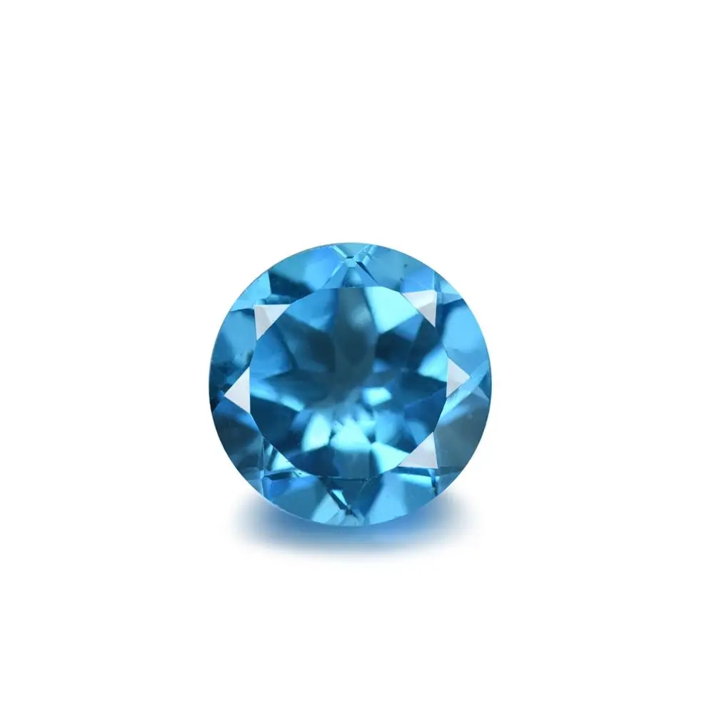 Topaze Bleue Rond 5 carats