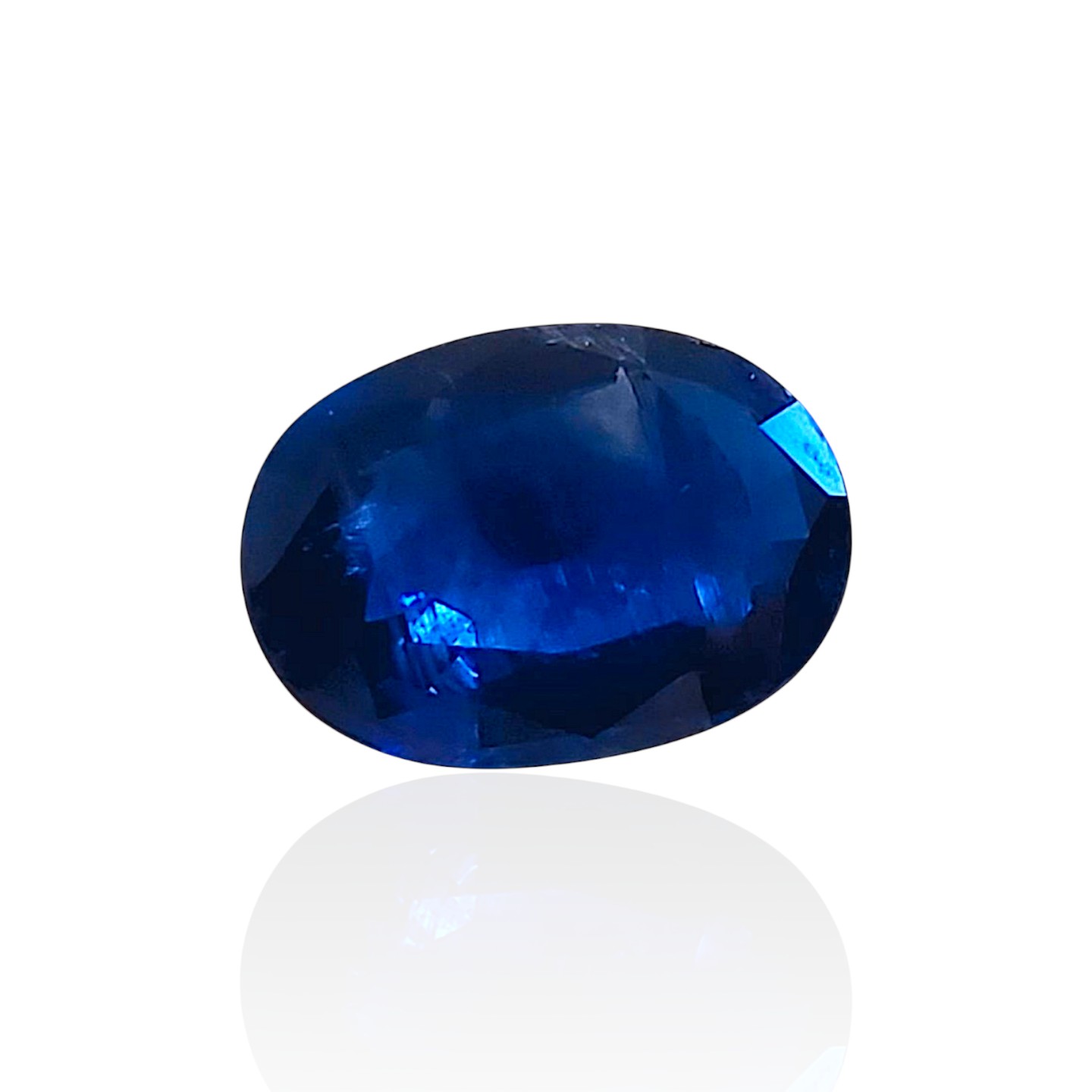 - Cyanite Chromifère de Madagascar — 2.12 cts (Taille "Ovale Mixte") – Image 2