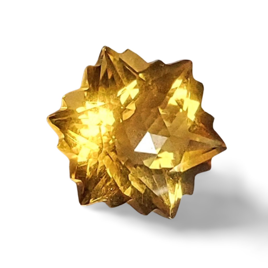 Citrine Brésilienne de 3,77 carats – Éclat Solaire d'Exception