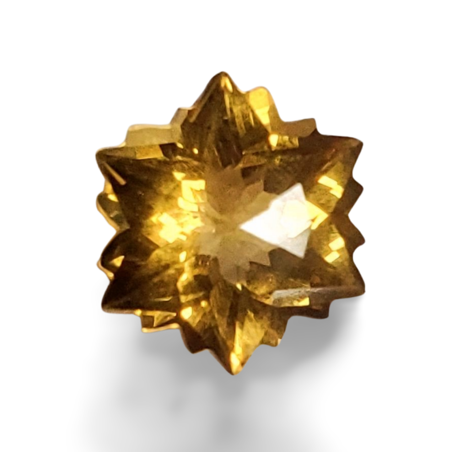 - Citrine Brésilienne de 3,77 carats – Éclat Solaire d'Exception – Image 2