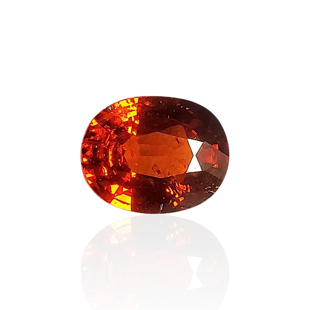 Grenat Spessartite de Namibie — 2,60 cts (Taille "Ovale Mixte")