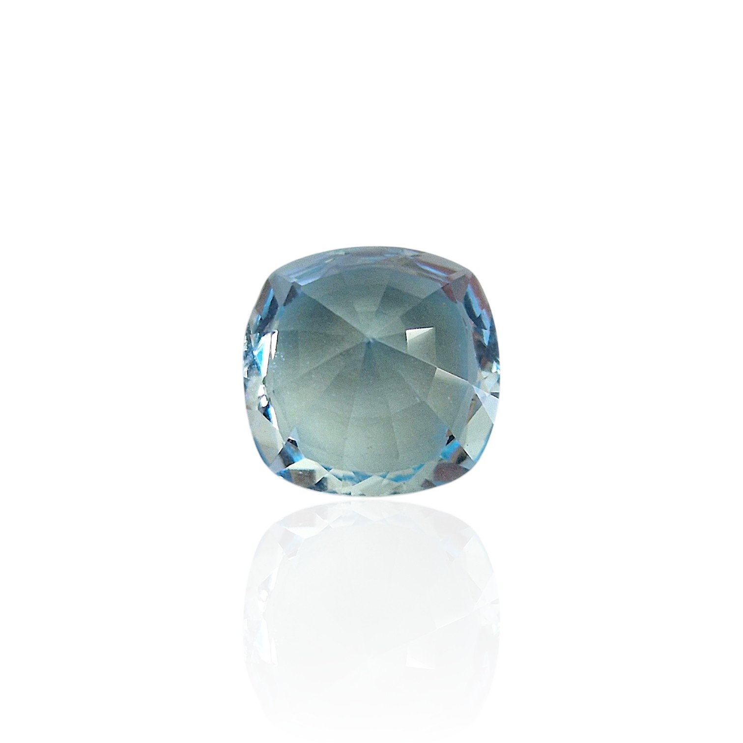 - Topaze Sky-Blue du Brésil — 7,085 cts (Taille "Coussin Mixte") – Image 7