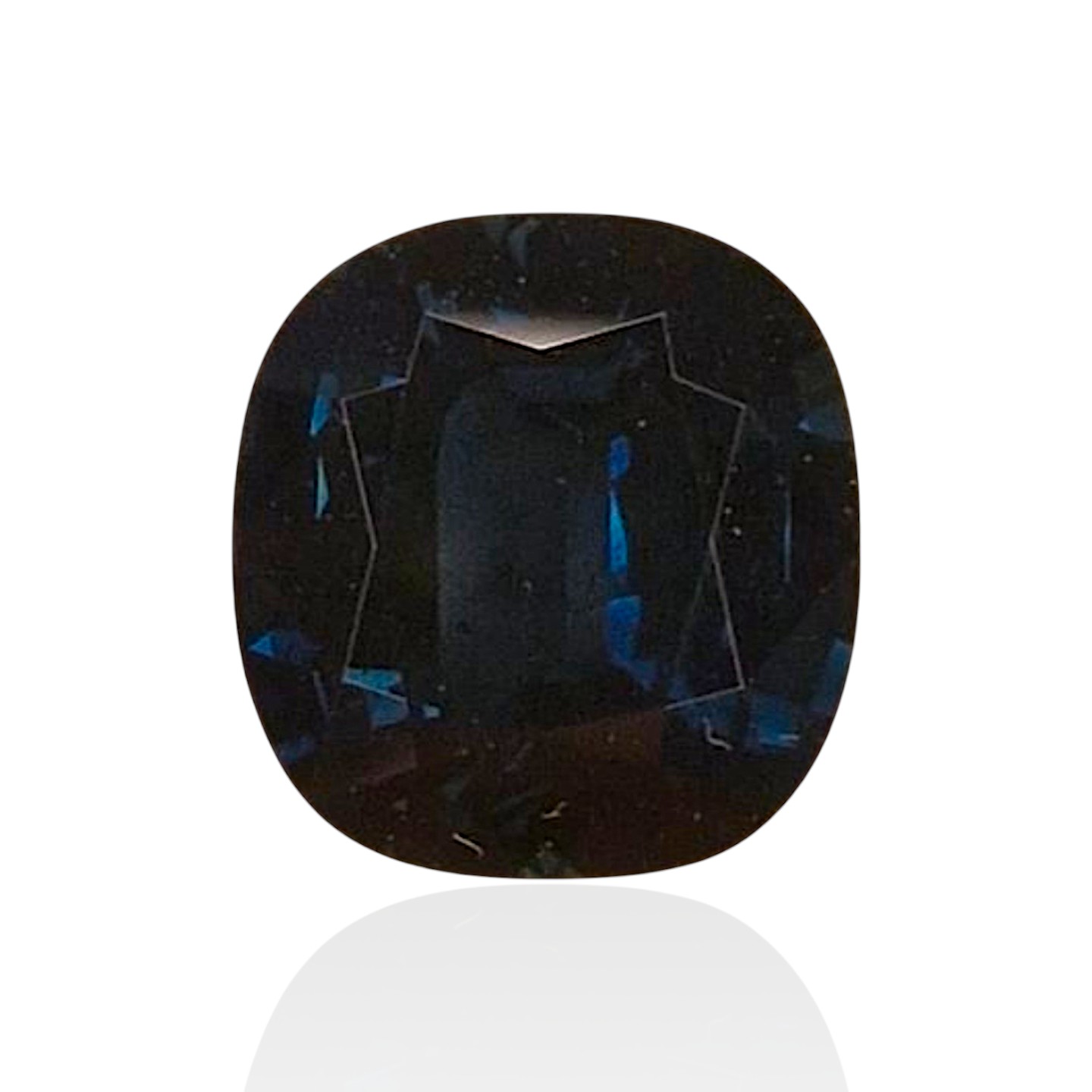 - Saphir d'australie – 10.025 carats, Taille Coussin – Image 2