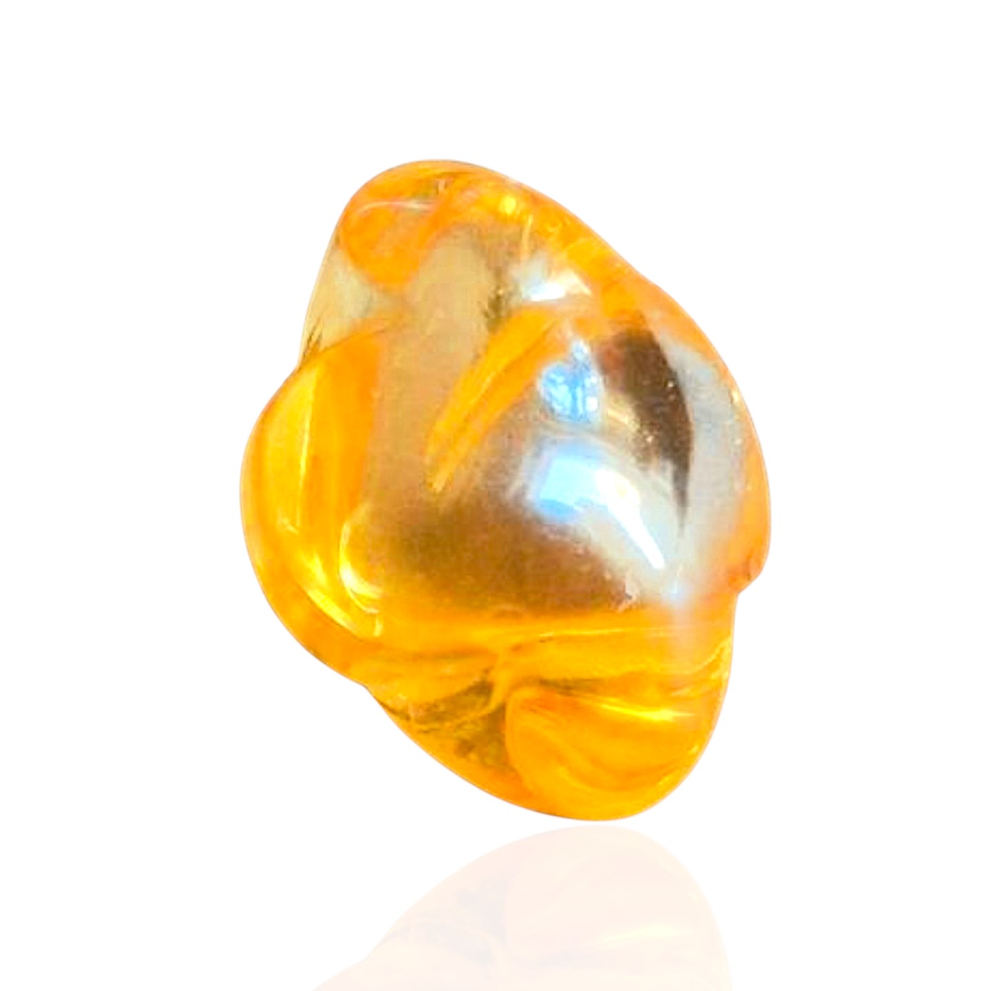 - Citrine d’Art du Brésil — 9,21 cts (Taille "Bubble" Trèfle par L. Sabadie) – Image 5