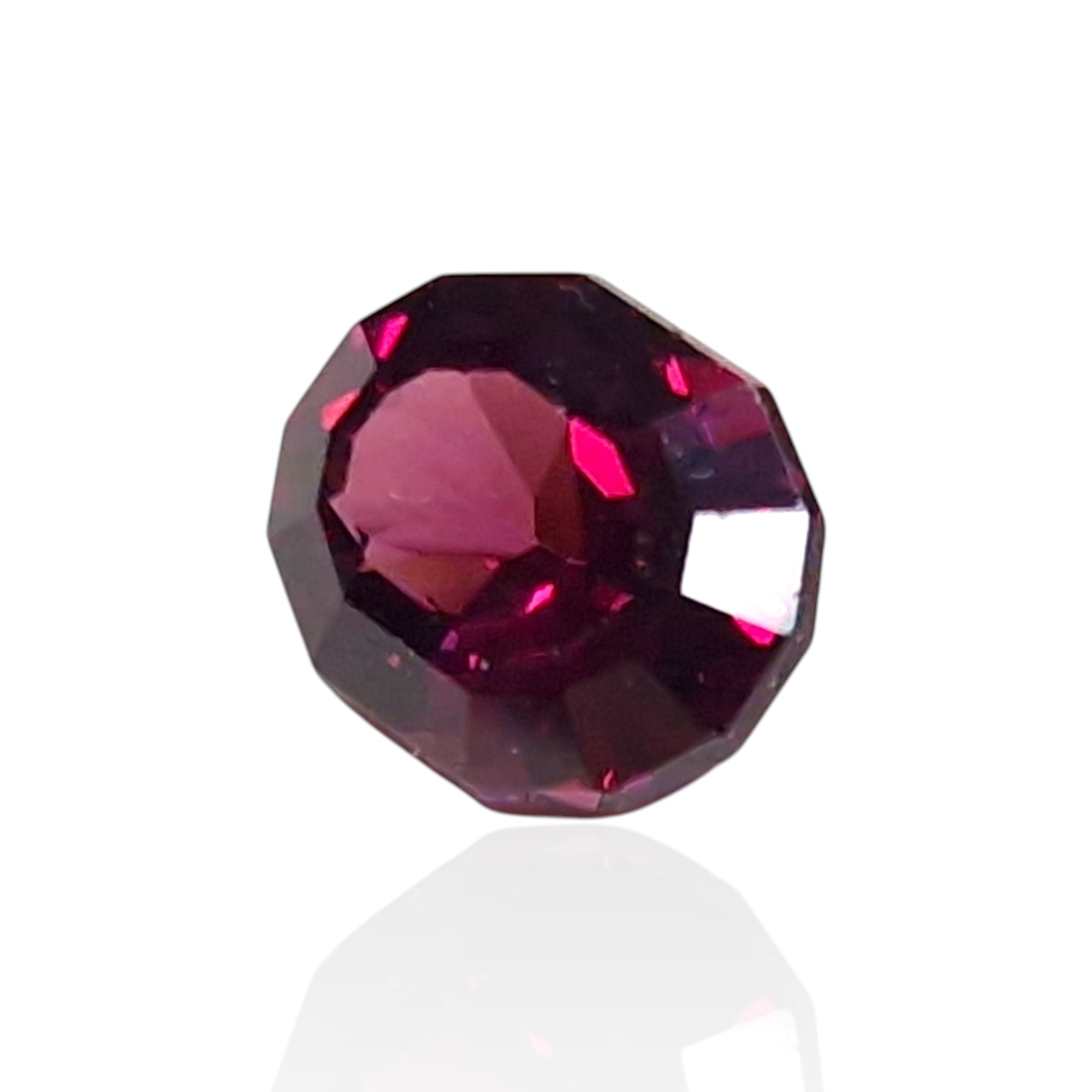- Grenat Rhodolite du Cameroun — 2,20 cts (Taille "SW2" par L. Sabadie) – Image 4