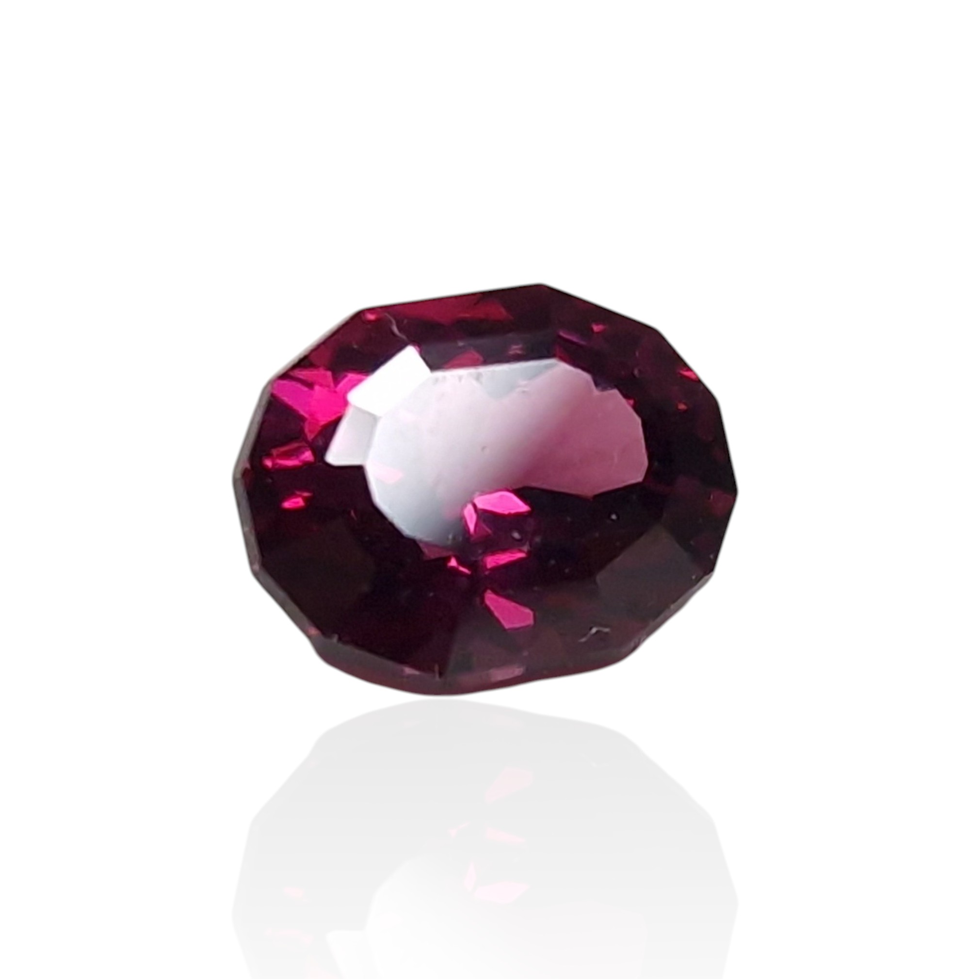 - Grenat Rhodolite du Cameroun — 2,20 cts (Taille "SW2" par L. Sabadie) – Image 3