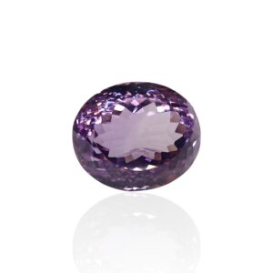 - Améthyste de France — 34,20 cts (Taille “Ovale Mixte” — Élégance Naturelle)