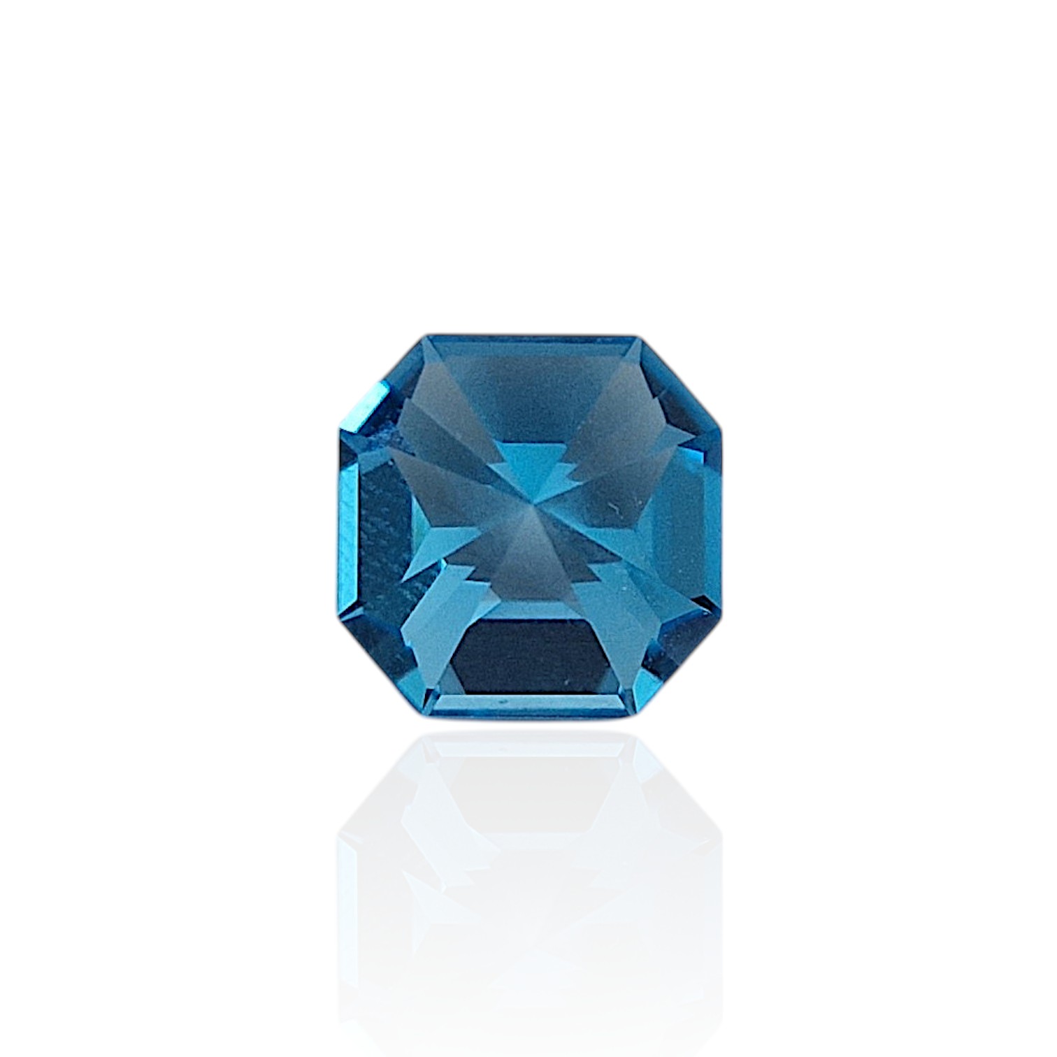 - Topaze Bleue "Electric Blue" - 7,06 carats - Taille Signature "Seewatch" - Naturelle et Certifiée – Image 9