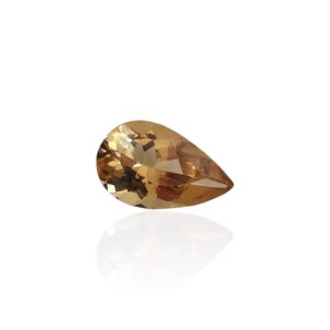 - Héliodore du Brésil — 3,53 cts (Taille “Goutte Mixte” — Éclat Doré Solaire)