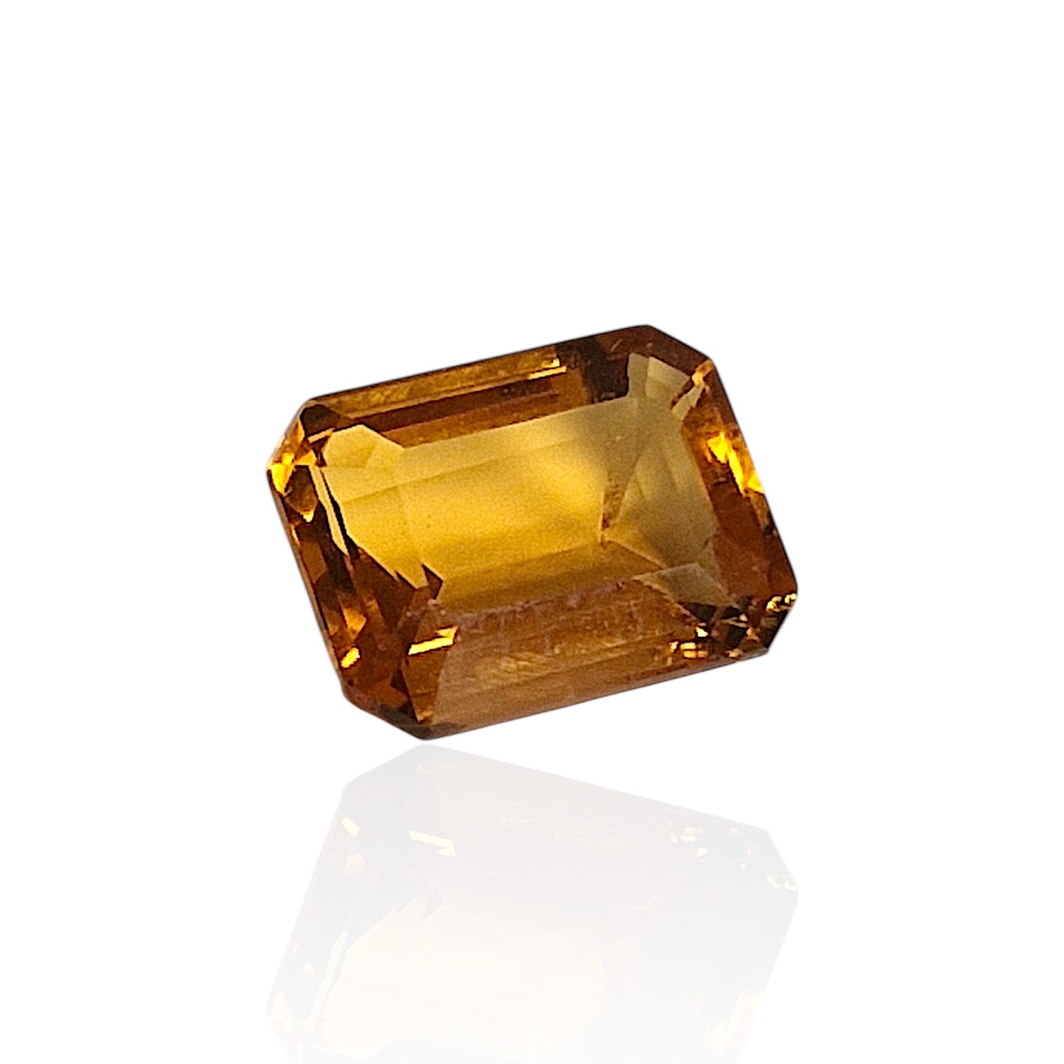 - Citrine du Kenya — 4,225 cts (Taille « Émeraude Mixte » — Couleur Miel) – Image 2