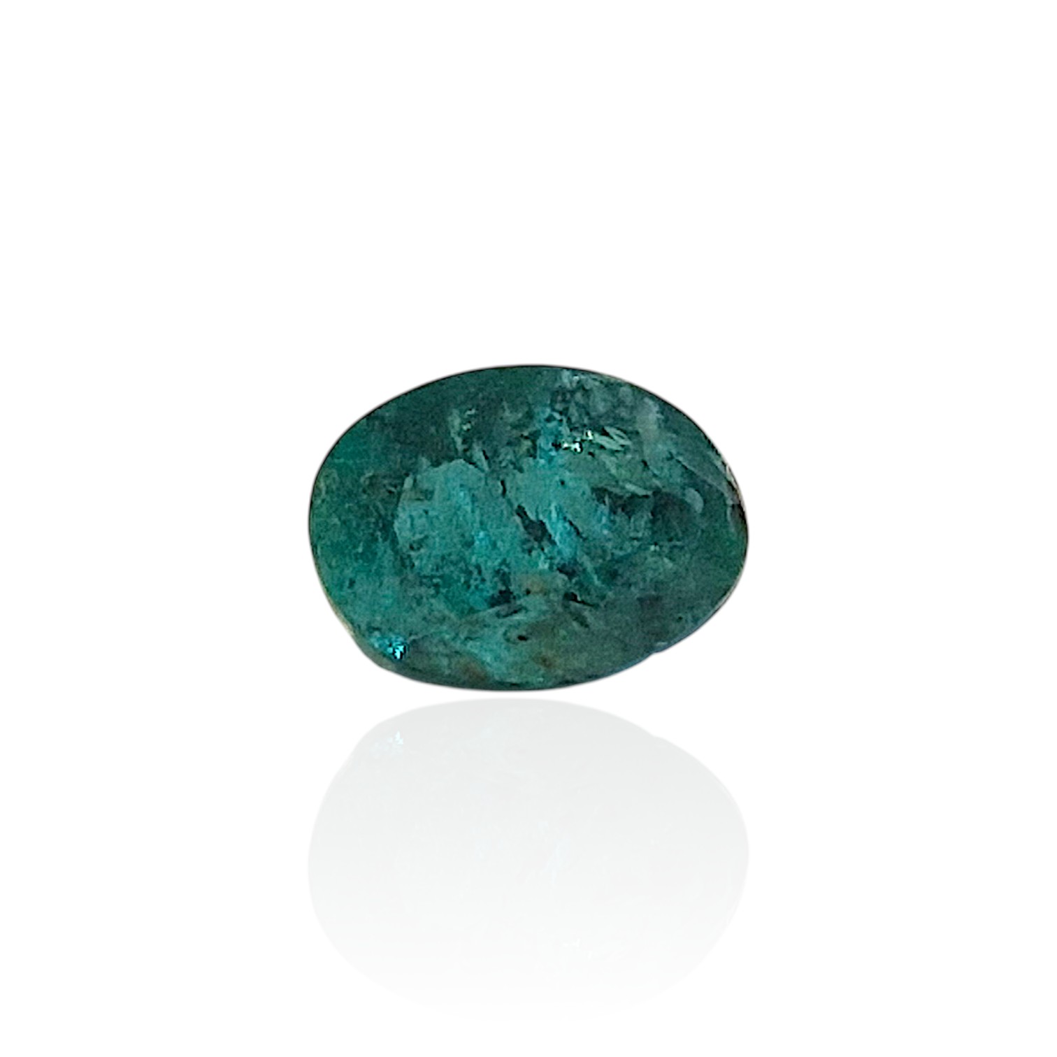 - Émeraude de Colombie — 0,50 cts (Taille « Ovale Mixte » — Pureté Naturelle Non Traitée)