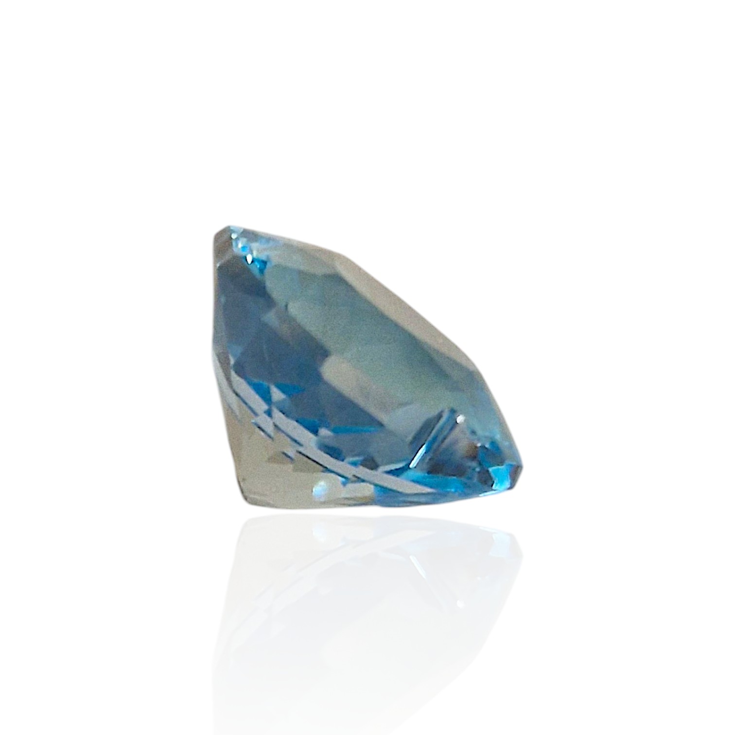 - Topaze Bleue du Brésil — 7,52 cts (Taille « Cœur Mixte » — Couleur Sky Blue) – Image 4