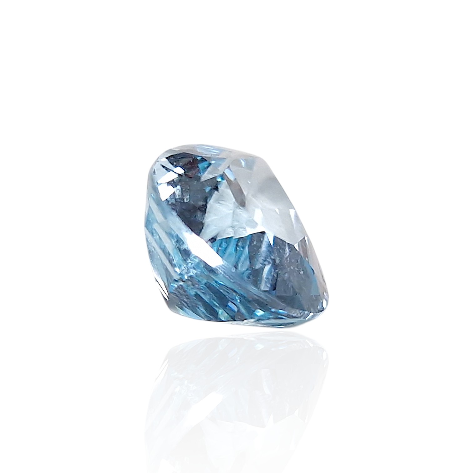 Topaze Bleue du Brésil — 8,325 cts (Taille « Goutte Mixte » — Couleur Light Blue) – Image 4