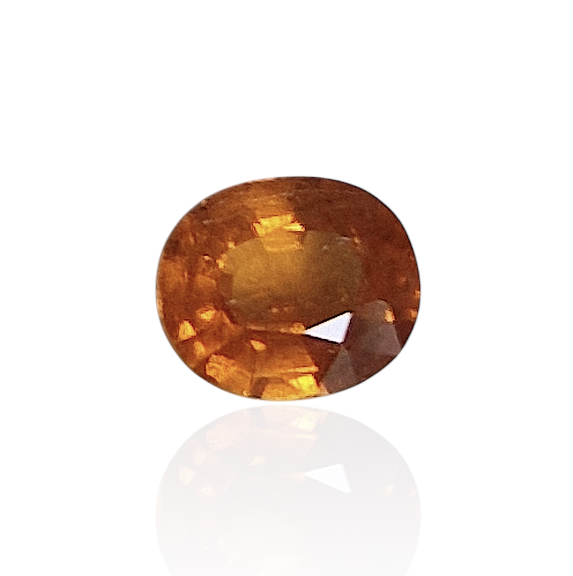 - Grenat Spessartite du Nigeria — 1,95 cts (Taille « Ovale Mixte » — Éclat Orange Fanta) – Image 2
