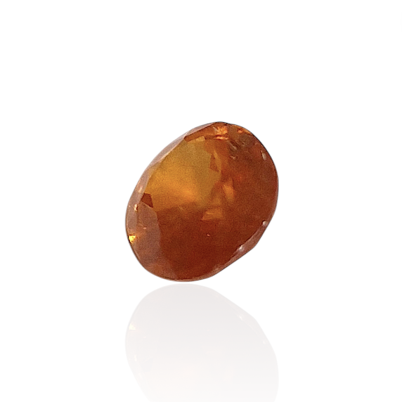 - Grenat Spessartite du Nigeria — 1,95 cts (Taille « Ovale Mixte » — Éclat Orange Fanta) – Image 5