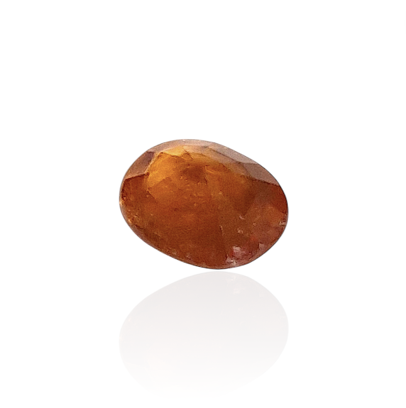 - Grenat Spessartite du Nigeria — 1,95 cts (Taille « Ovale Mixte » — Éclat Orange Fanta) – Image 6