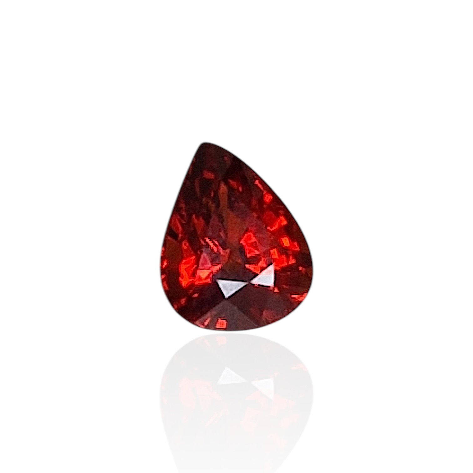 - Grenat Spessartite de Tanzanie — 2,41 cts (Taille « Goutte Mixte » — Éclat Orange Intense) – Image 2