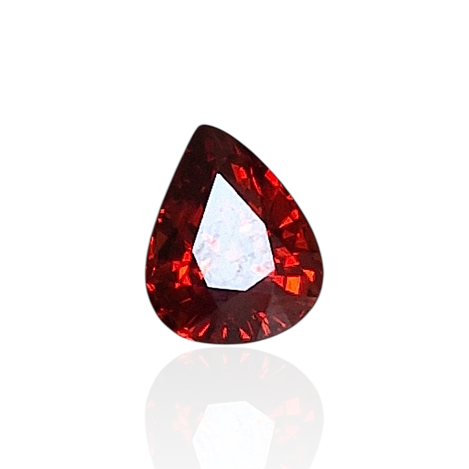 - Grenat Spessartite de Tanzanie — 2,41 cts (Taille « Goutte Mixte » — Éclat Orange Intense) – Image 3