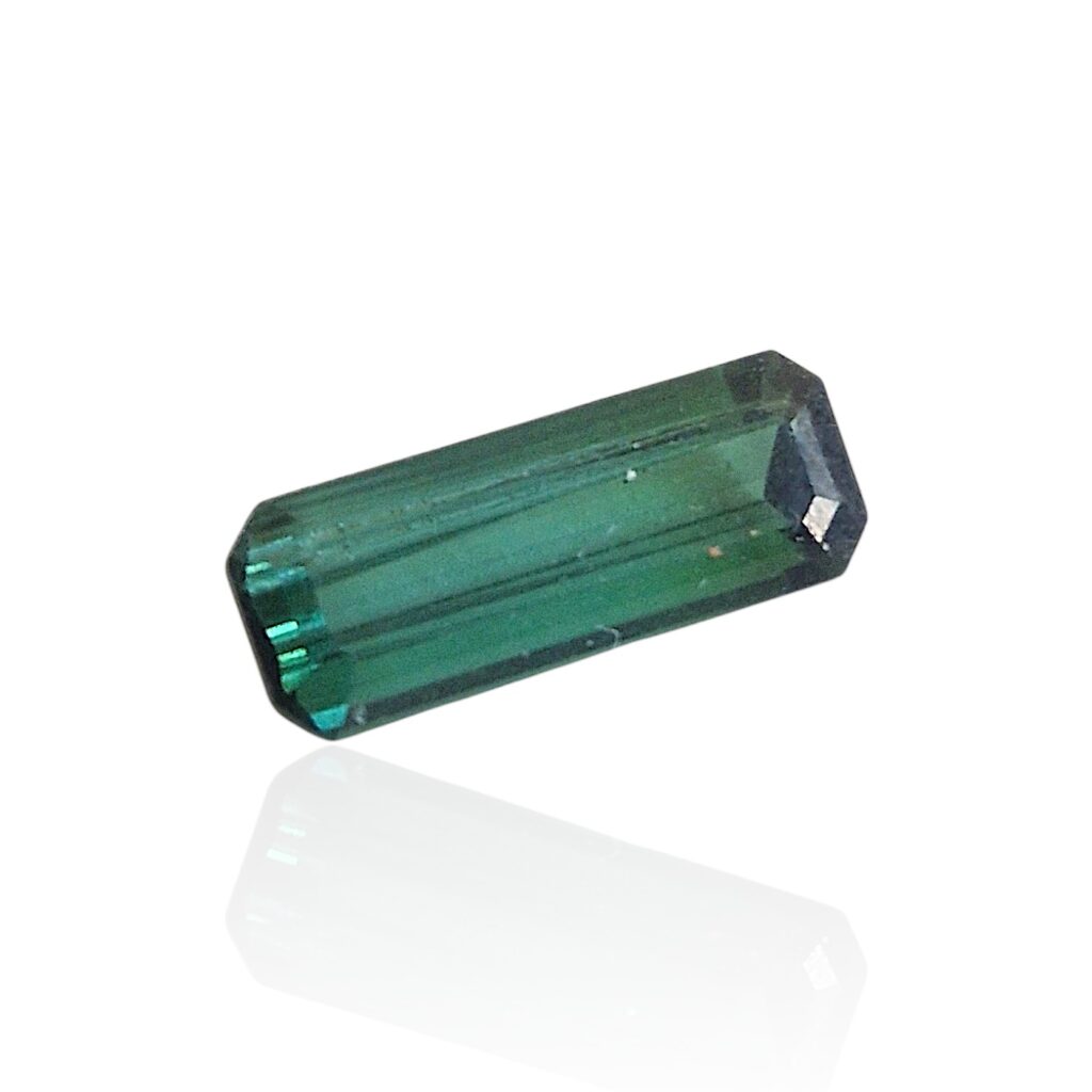 Tourmaline Verdélite du Mozambique — 1,315 ct (Taille “Émeraude Mixte” — Éclat Bleu-Vert)